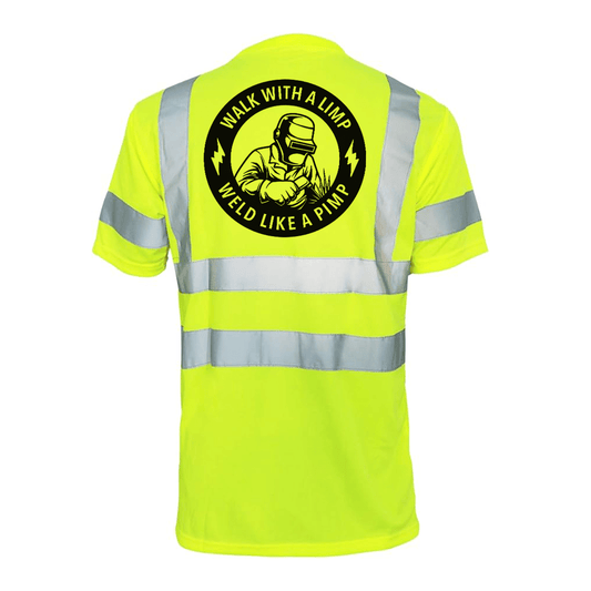 Weld Like a Pimp - Reflective Safety T-Shirt
