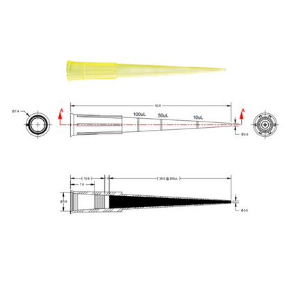 100ul Filter tips (4,800 Tips)