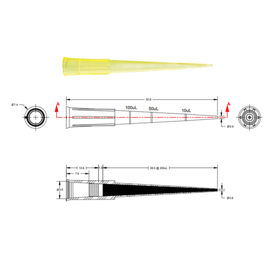 100ul Filter tips (4,800 Tips)