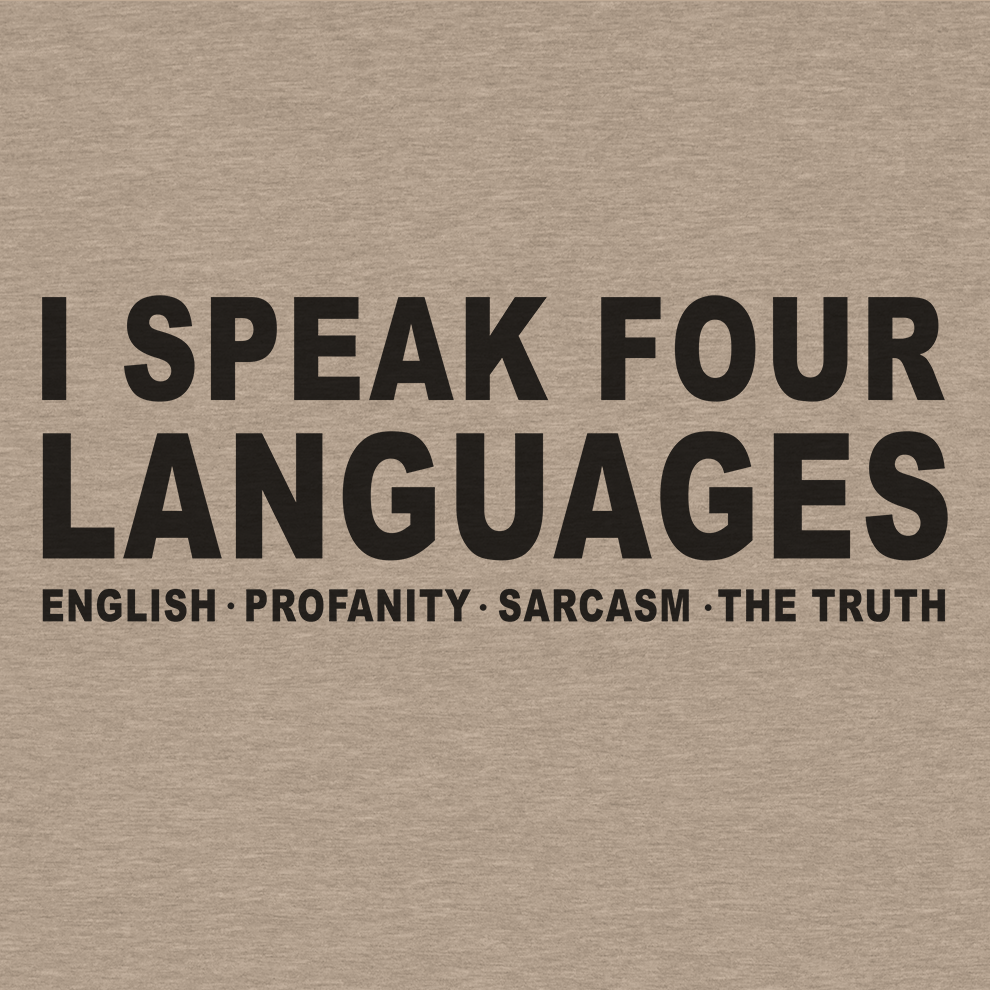 Four Languages - Safety Yellow Hi-Vis T-Shirt