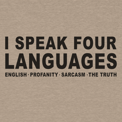 Four Languages - Safety Yellow Hi-Vis T-Shirt