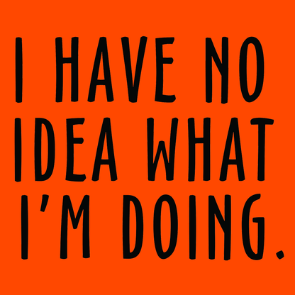 No Idea What I'm Doing - Safety Yellow Hi-Vis Pocket T-Shirt