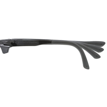 MCR Safety Dominator 3 Safety Glasses with Black Frame and Polarized Smoke Mirror Lens