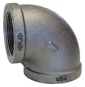 90 Degree Elbow Malleable Iron