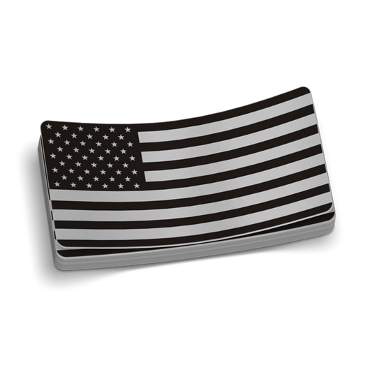 Ghost Flag Hard Hat Decal
