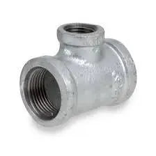 Fire Protection Reducing Tee Malleable Iron UL FM Approved