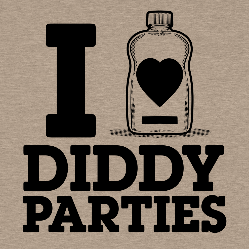 I Love Did*y Parties - Safety Yellow T-Shirt