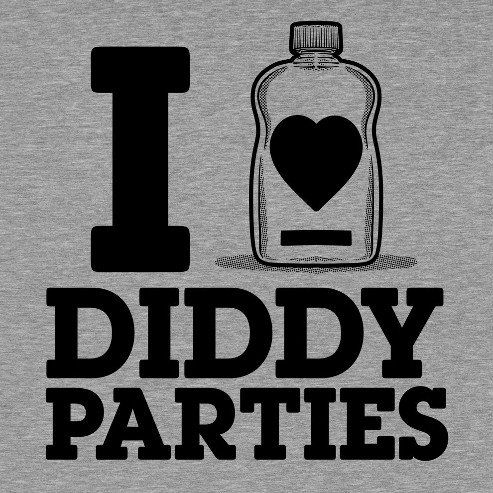 I Love Did*y Parties - Safety Yellow T-Shirt