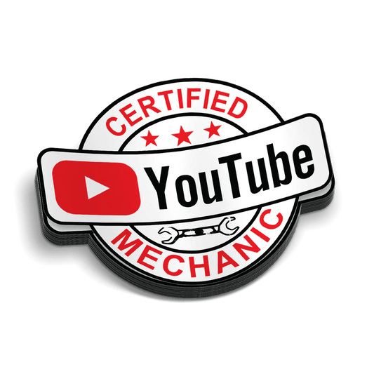 YT Mechanic Hard Hat Decal