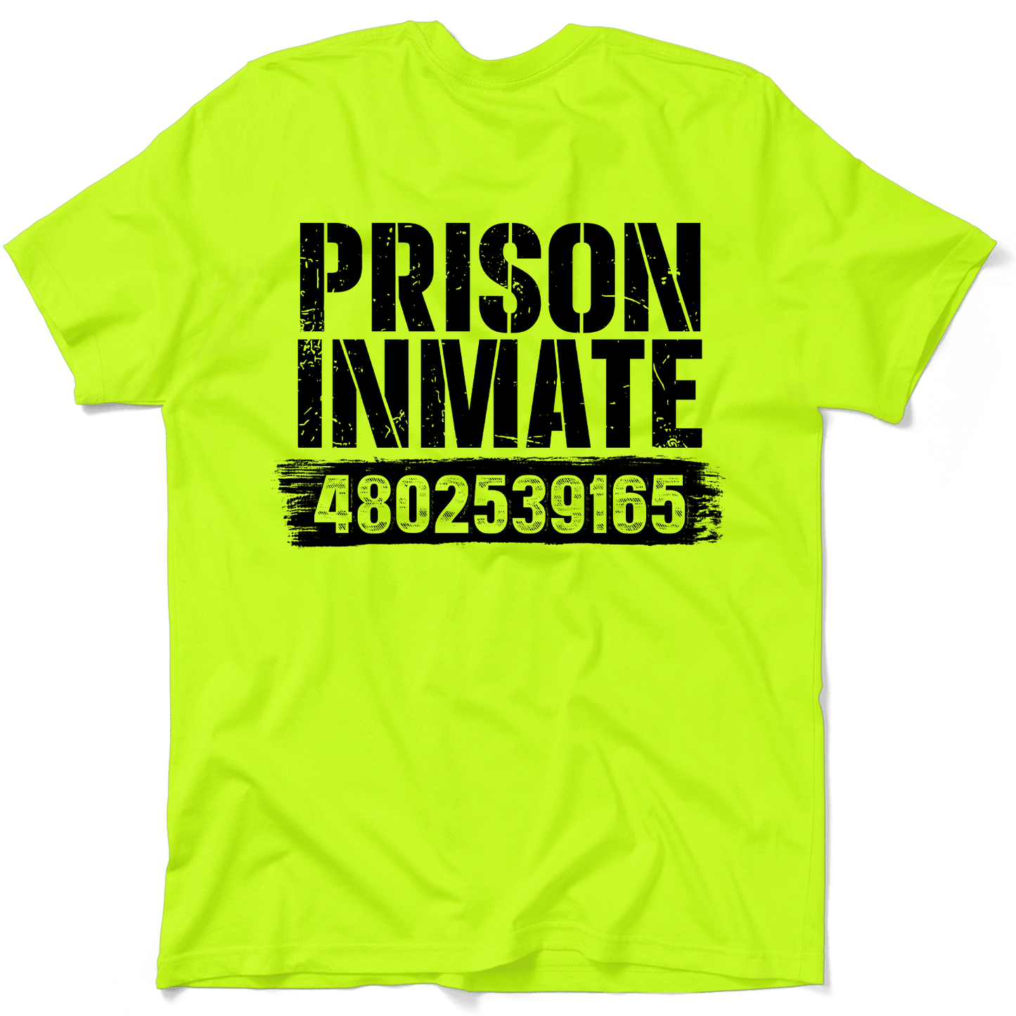 Prison Inmate - Safety Yellow Hi-Vis T-Shirt