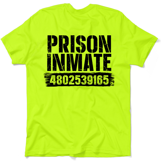 Prison Inmate - Safety Yellow Hi-Vis T-Shirt