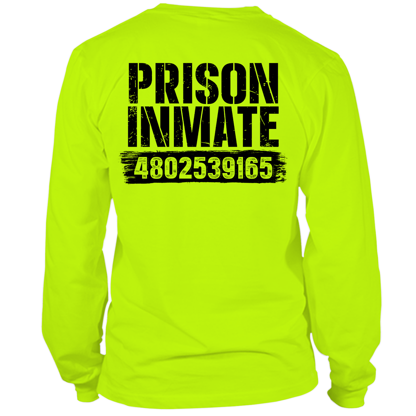Prison Inmate- Long Sleeve Hi-Vis T-Shirt