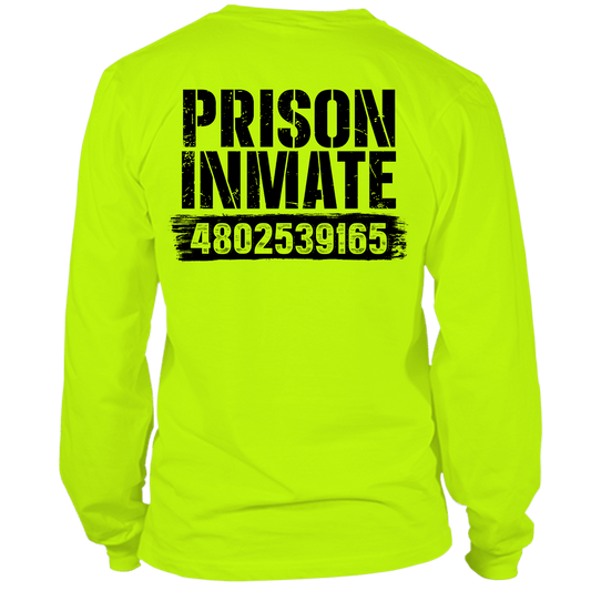 Prison Inmate- Long Sleeve Hi-Vis T-Shirt