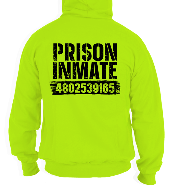 Prison Inmate - Safety Hi-Vis Hoodie Workwear
