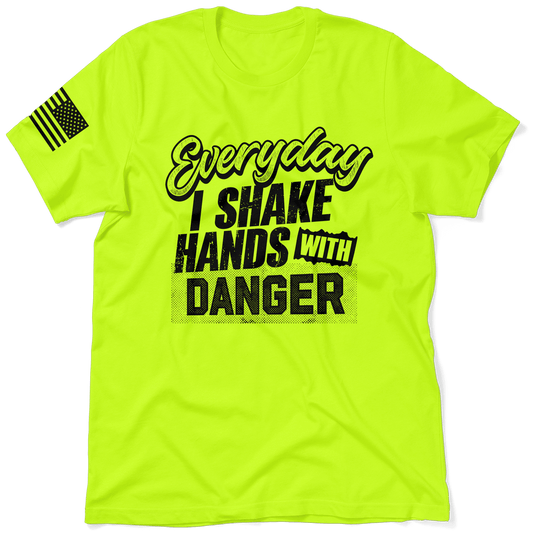Shake Hands With Danger - Hi-Vis T-Shirt