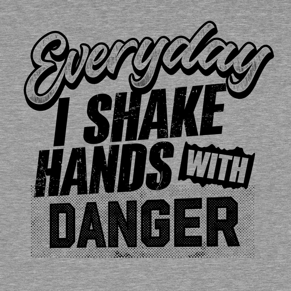Shake Hands With Danger - Hi-Vis T-Shirt