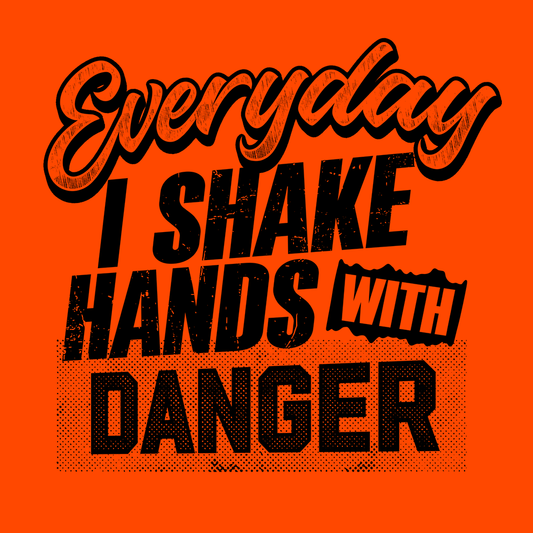 Shake Hands With Danger - Hi-Vis T-Shirt