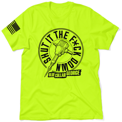 Blue Collar George Shut It - Safety T-Shirt