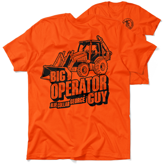 Blue Collar George Big Operator - Safety T-Shirt