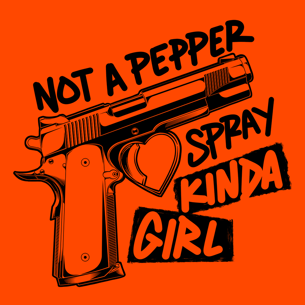 Pepper Spray Kind Of Girl - Hi Vis T-Shirt