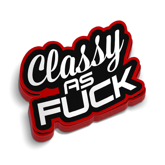 Classy AF Hard Hat Decal