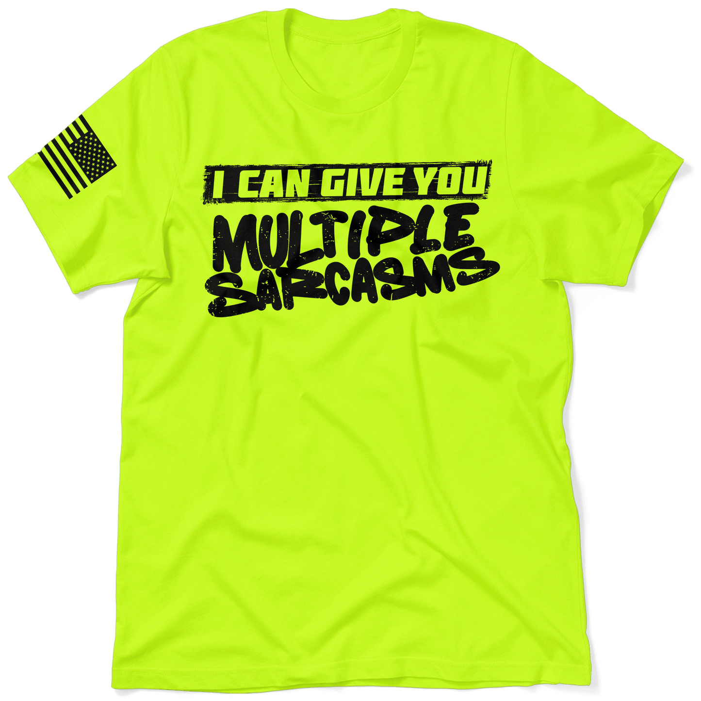 Multiple Sarcasms - Safety Yellow T-Shirt
