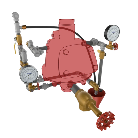 Rod Clapper Arm Dry Valve for Fire Protection Systems