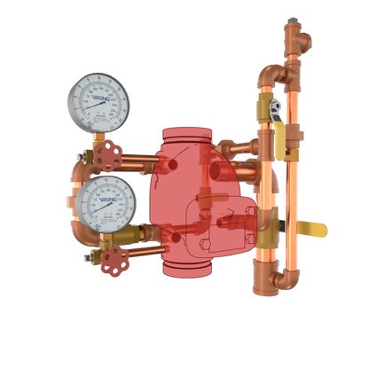 Model J-1 Alarm Check Valve Vertical Loose Trim