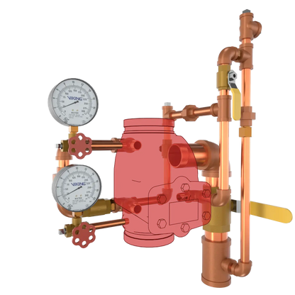 Model J-1 Alarm Check Valve Vertical Loose Trim