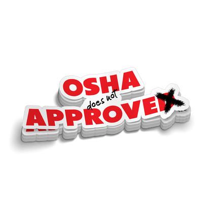 OSHA Hard Hat Decal