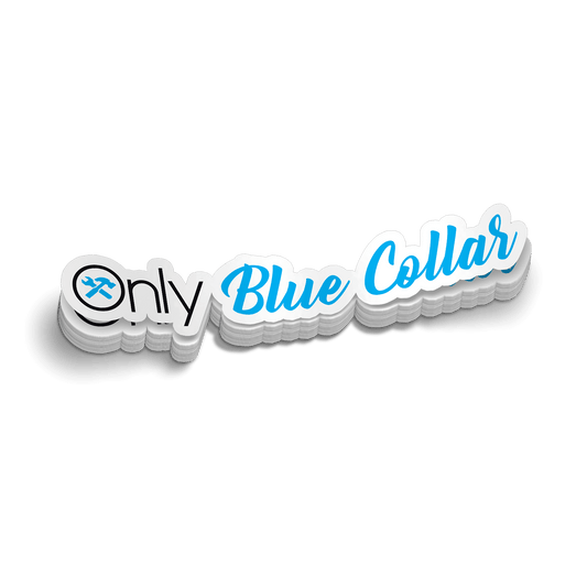 Only Blue Collar 6 Inch Decal