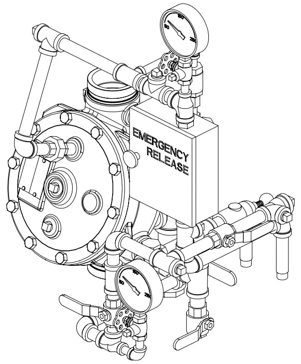 2" and 3" Model J Flow Control Valve Vertical Trim