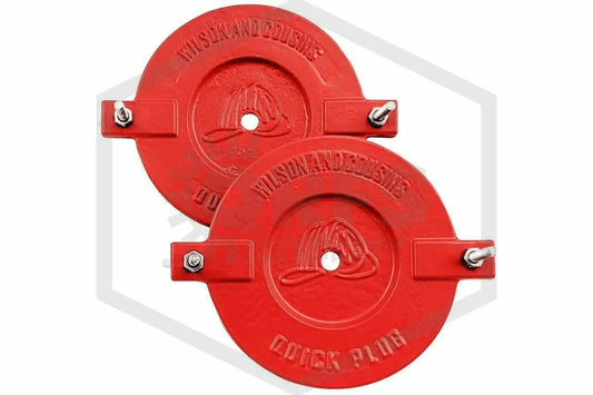 2-1/2 Inch Aluminum Breakable Caps Durable Emergency Access