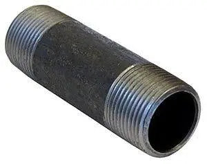 2" Black Pipe Nipple Import for Plumbing Connections