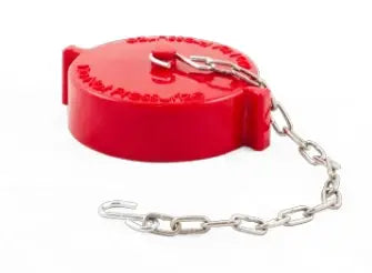 2-1/2" Plastic Cap with Chain For ABS NST FDC Connection