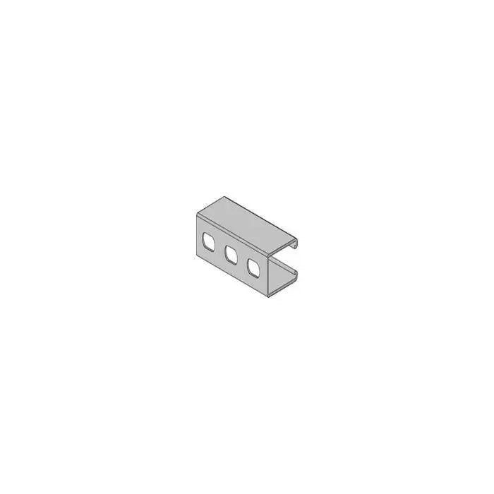 2-7/16" X 1-5/8" Strut Channel With Elongated Holes
