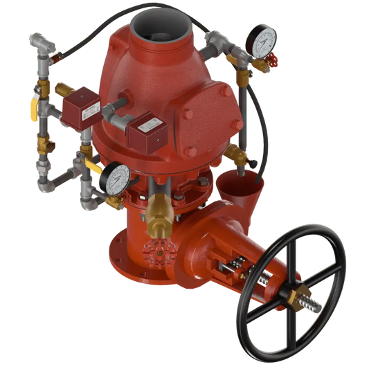 2" Pre Trimmed Deluge F1 GxG Vertical Fire System