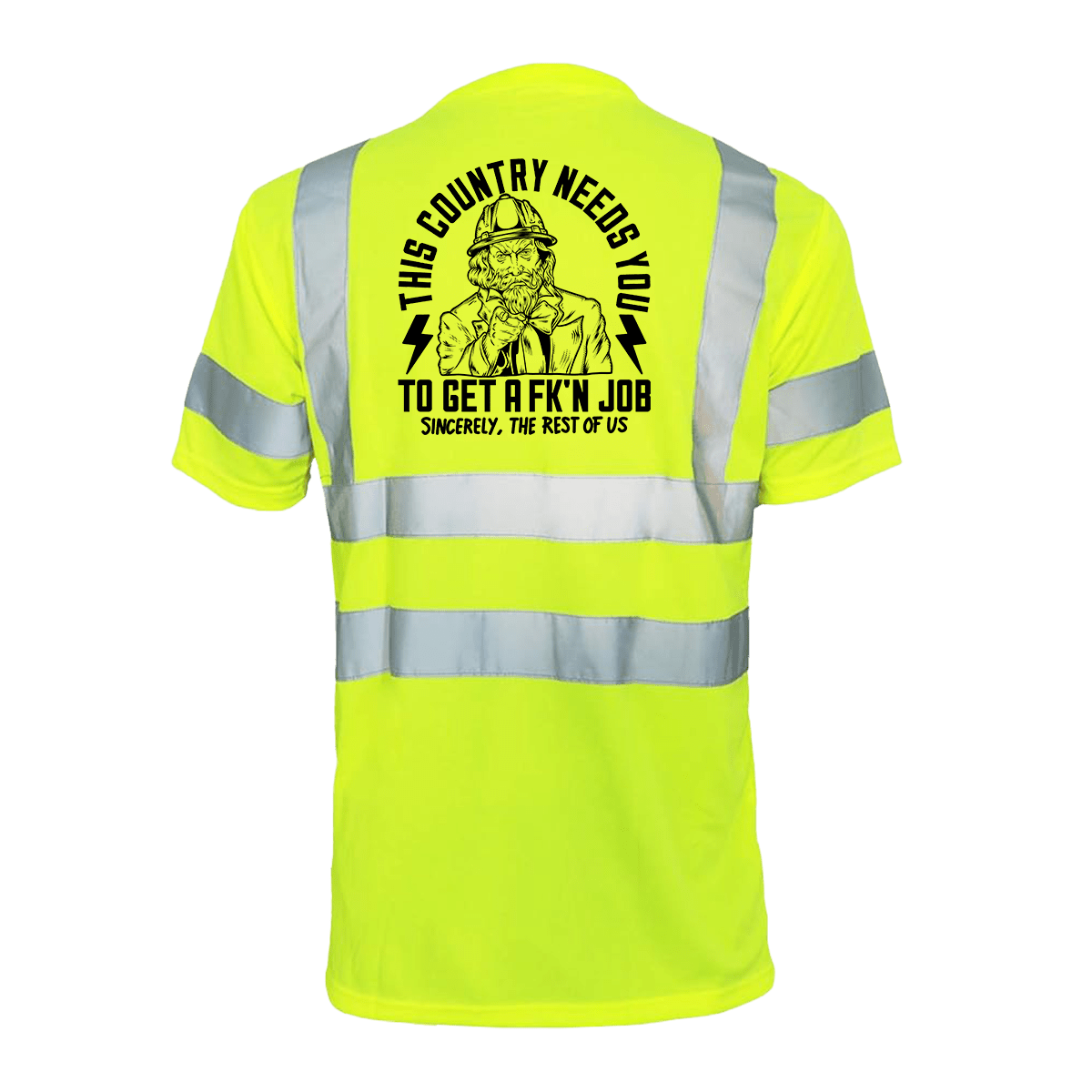 Your Country Needs You - Reflective Safety T-Shirt