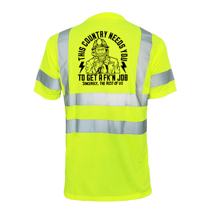 Your Country Needs You - Reflective Safety T-Shirt