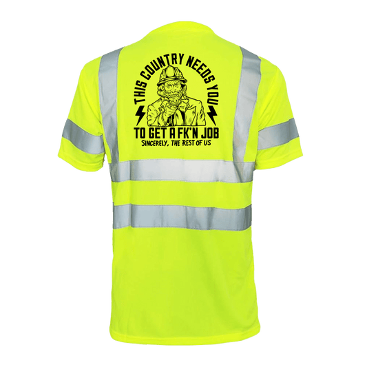 Your Country Needs You - Reflective Safety T-Shirt