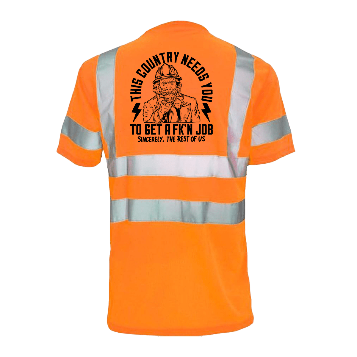Your Country Needs You - Reflective Safety T-Shirt