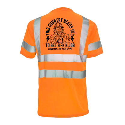 Your Country Needs You - Reflective Safety T-Shirt