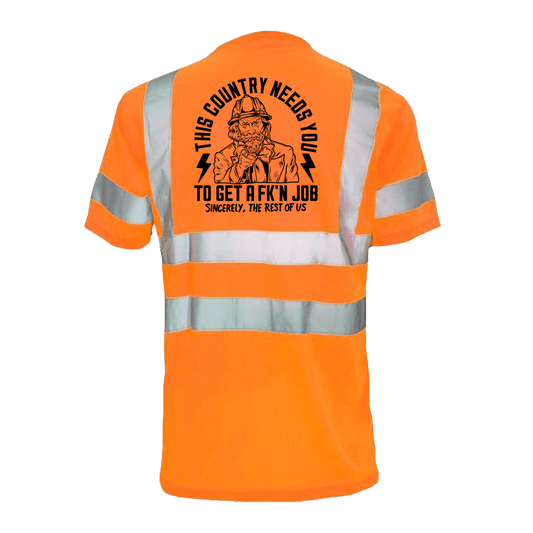 Your Country Needs You - Reflective Safety T-Shirt