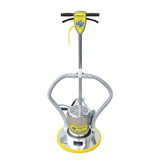 Mercury H-20S Hercules 1.5 HP Sealed Motor Floor Sander Machine, 20" Apron, 175 RPM Brush Speed