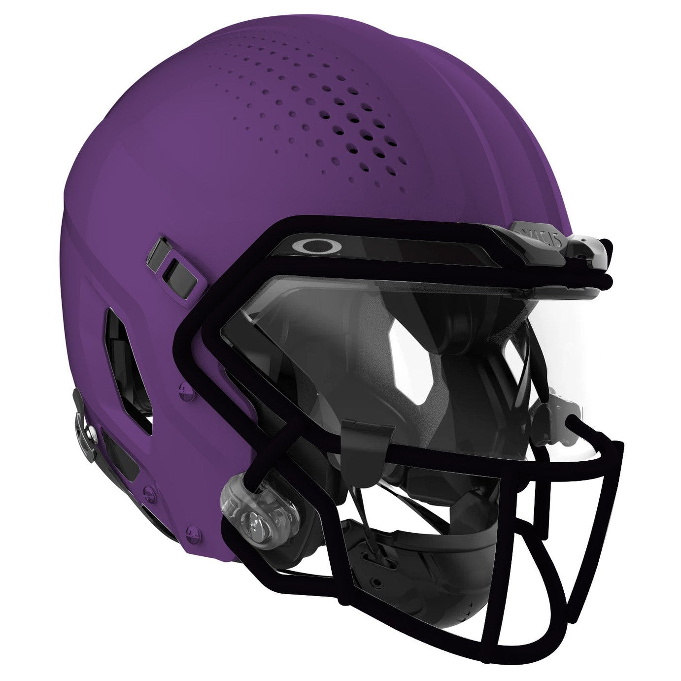 Vicis Adult Zero2 QB Elite Football Helmet with Titanium Facemask & Oakley Eyeshield