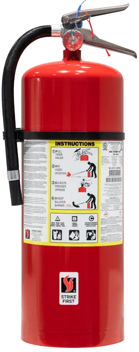 20 LB ABC 10A120BC Fire Extinguisher With Bracket