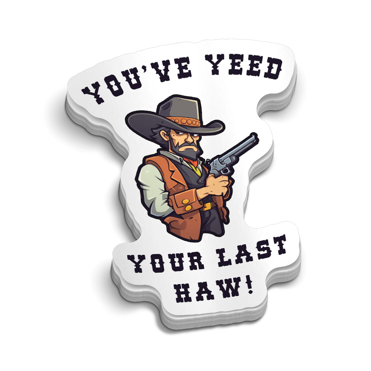 Yee Haw - Hard Hat Decal