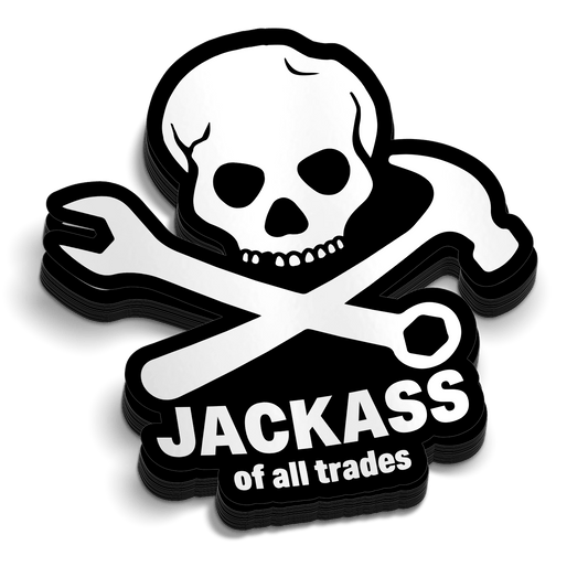 Jackass - Hard Hat Decal