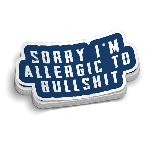 Allergic - Hard Hat Decal
