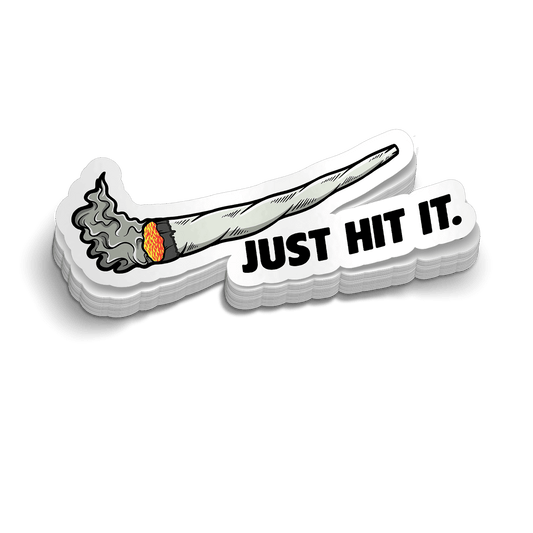 Just Hit It - Hard Hat Decal